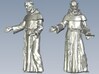 1/15 scale Catholic priest monk figure A 3d printed 
