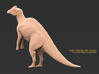  DInosaur Parasaurolophus Baby Joe Standing 3d printed 