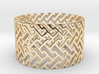 Woven Ring (Size 11.25-13) 3d printed 
