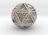 Twisted Icosasphere w/nested FOL Icosahedron 1.8" 3d printed 