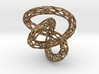 Infinite Knot - Voronoi Pendant 3d printed 