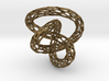 Infinite Knot - Voronoi Pendant 3d printed 