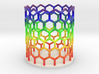 Rainbow Nanotube Pen Holder 3d printed 