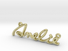 AMELIE Script First Name Pendant 3d printed 