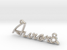 AURORA Script First Name Pendant 3d printed 