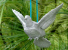(Mythical) Turtle Dove Sculpture and Ornament 3d printed Ribbon not included; suggest to pair with 1/8th inch ribbon.
