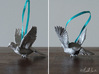 (Mythical) Turtle Dove Sculpture and Ornament 3d printed Ribbon not included; suggest to pair with 1/8th inch ribbon.