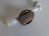 Electric Toothbrush Holder (bronze steel) 3d printed backside of Wall Holder for electric toothbrush