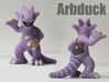 Pokefusion - Arbduck 3d printed Full Color Sandstone Print