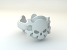 My Skull Ring Design Ring Size 6.75 3d printed 