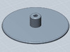 Film Plate : Super8 format for 50 foot (15 metre)  3d printed 3D model of the feed/take-up plate. An essential component for your DIY telecine or film scanner project.