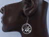 Double Seconds "essence" steelpan earrings, S 3d printed 