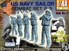1-48 US Navy Sailors Combat SET 2-5 3d printed 
