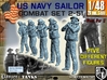 1-48 US Navy Sailors Combat SET 2-51 3d printed 