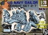 1-20 US Navy Sailors Combat SET 2-7 3d printed 
