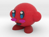 Red Kirby 3d printed 