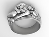 Lovers Ring Sz 6.5 3d printed 