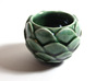 Small Artichoke Cup 3d printed Oribe Green Porcelain