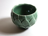Artichoke Bowl 3d printed Artichoke Bowl in Gloss Oribe Green