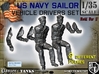 1-35 USN Sailor Driver Set1 3d printed 