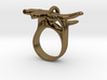 Maple Leaf Charm Ring 3d printed 