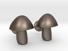 Mushroom Cufflinks 3d printed 