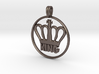 KING Crown Symbol Jewelry necklace 3d printed 