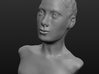 Woman with Very Short Hair 3d printed Front