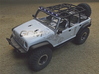 Axial JK 4dr Roof Kit 3d printed Front view of Roof with Light bar