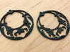 BlakOpal Victorian Open Hoop Earrings 3d printed 