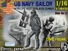 1-16 USN Sailor Oerlikon Gun-2 3d printed 