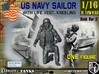 1-16 USN Sailor Right Knee 3d printed 