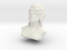 Woman with Flight Goggle 3d printed 