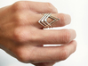 Arrowhead Ring 3d printed 