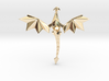 Origami dragon pendant 3d printed 