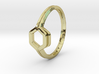 Honey Duo, Ring US size 8, d=18,2mm  3d printed 