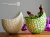 Organic two-color skulpture pot (20 cm) 3d printed Own 3D-Prints with PLA (Size 12 cm). Not Sandstone!