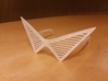 Triangle Glasses 3d printed 3D printed with PLA and supports. (Self Cleaned which is why it may look a little sharp in some places)
