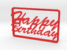 Gift Card Holder Happy Birthday 3d printed 