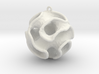 Gyroid Christmas Bauble 3d printed 