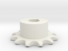 Chain sprocket ISO 05B-1 P8 Z12 3d printed 