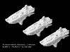 (Armada) 3x Atmospheric Assault Lander 3d printed 