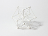 'Sprued' Star Tetrahedron #white 3d printed 
