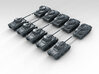 1/400 British Sherman Firefly Tank (10) 3d printed 3d render showing product detail