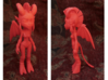 Demon Figure 3d printed 