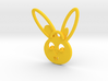 Rabbit pendant 3d printed 