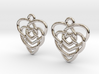 Celtic Motherhood Knot Earrings 3d printed 