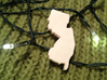 New Jersey Christmas Ornament 3d printed Sample print with a Makerbot Replicator 2