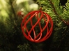 spiral christmas ball small 3d printed 