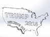 Trump 2016 USA Ornament - BELIEVE ME 3d printed 